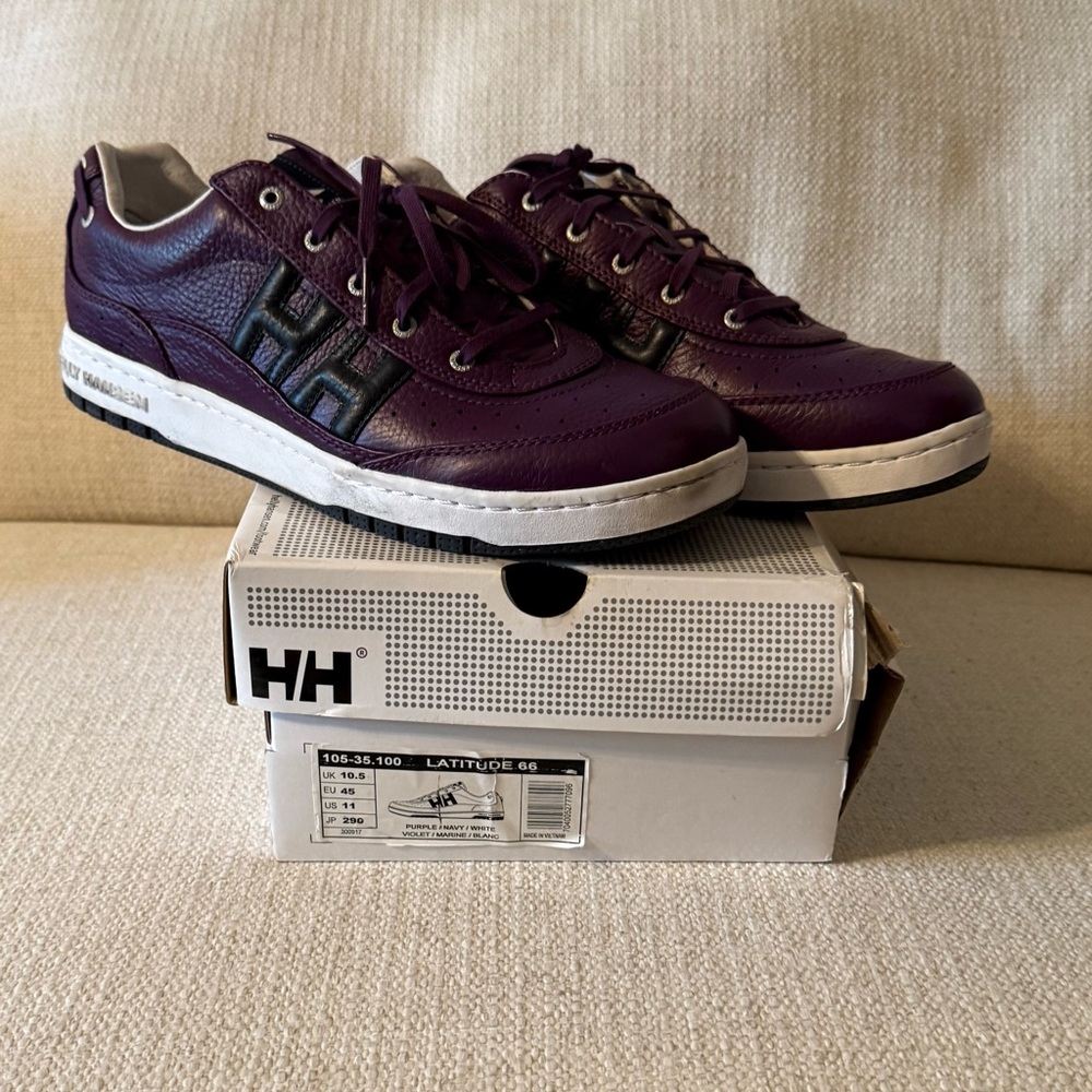 Helly Hansen Purple Sneakers Casual Athletic Design